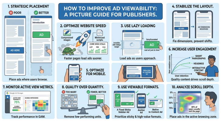 How to Improve Ad Viewability on Websites